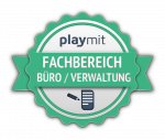 Urkunde Fachbereich Büro/Verwaltung Logo