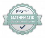 Urkunde Mathematik Grundrechnungsarten Level 1 Logo