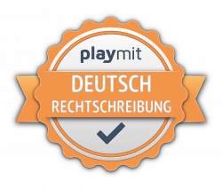 Urkunde Deutsch Rechtschreibung Level 1 Logo