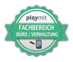 Urkunde Fachbereich Büro/Verwaltung