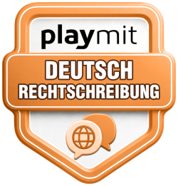 Urkunde Rechtschreibung Level 1 Logo